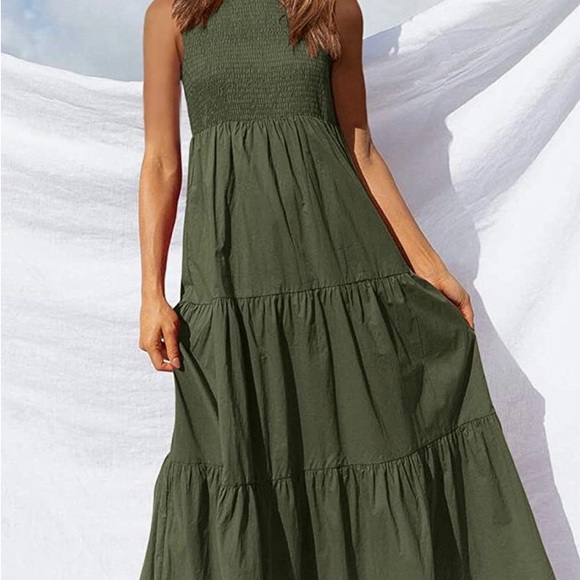 KYL Ladies Boho Dress MIDI Size Large - Picture 4 of 6